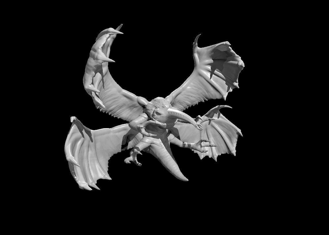 Stirge Mini - DND - Pathfinder - Dungeons & Dragons - RPG - Tabletop - mz4250- Miniature-28mm-1"Scale