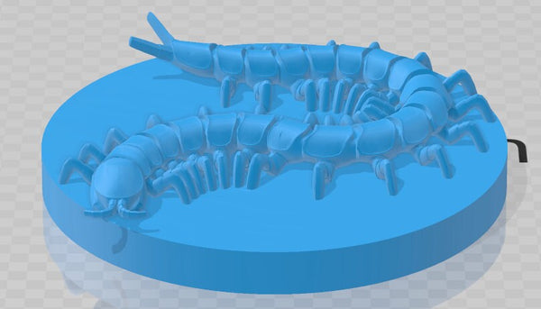 Giant Centipede Mini - DND - Pathfinder - Dungeons & Dragons - RPG - Tabletop - mz4250- Miniature-28mm-1"Scale