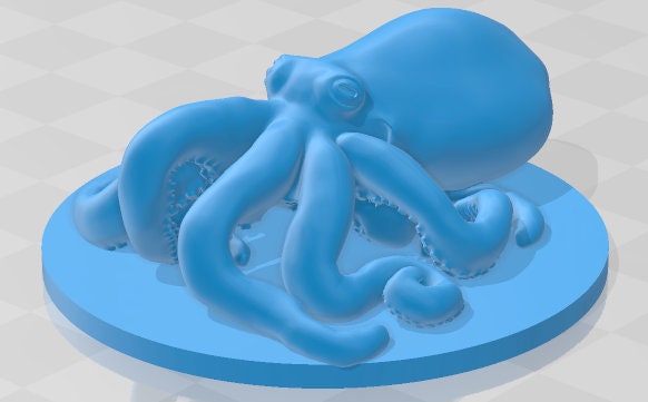 Giant Octopus Mini - DND - Pathfinder - Dungeons & Dragons - RPG - Tabletop - mz4250- Miniature-28mm-1"Scale