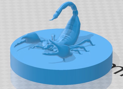 Scorpion Mini - DND - Pathfinder - Dungeons & Dragons - RPG - Tabletop - mz4250- Miniature-28mm-1"Scale