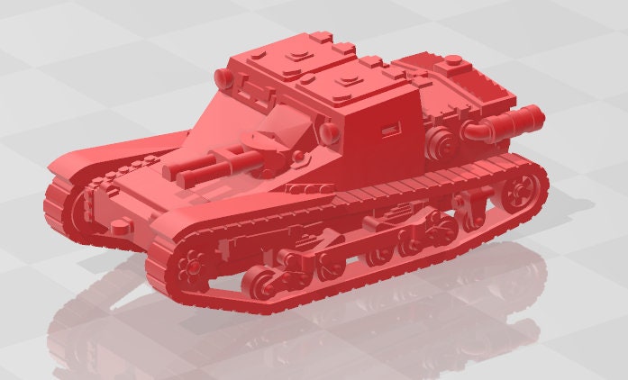 CV Types - 1:100 scale - Italy - Tanks - Armored Vehicle - World Of Tanks - War Game - Wargaming - Axis and Allies - Tabletop Games