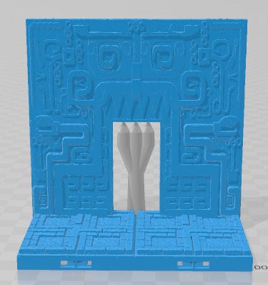 Aztlan Doors And Doorways - Pathfinder - Dungeons & Dragons - RPG - Tabletop - Terrain - 28 mm / 1" -  - Aether Studios