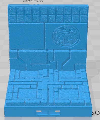 Aztlan Panel Walls - Pathfinder - Dungeons & Dragons - RPG - Tabletop - Terrain - 28 mm / 1" -  - Aether Studios