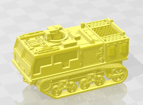M4 HST Class B - 1:!00 scale - USA - Tanks - Armored Vehicle - World Of Tanks - War Game - Wargaming - Axis and Allies - Tabletop Games
