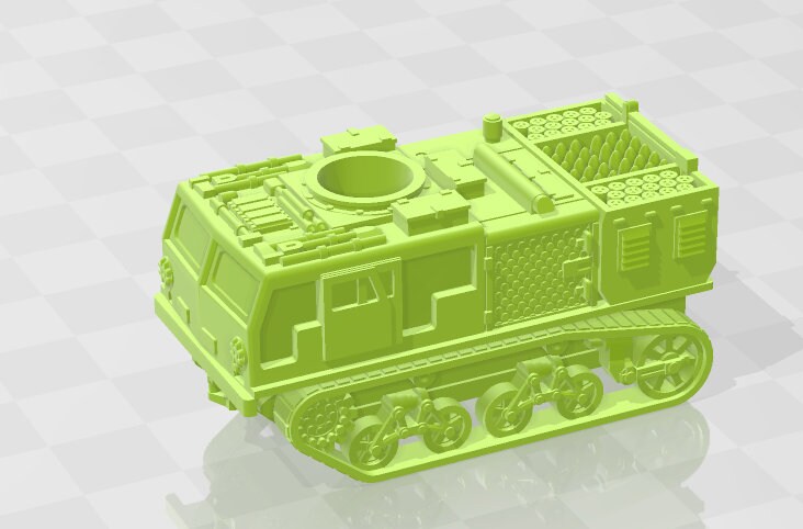 M4 HST Class B - 1:!00 scale - USA - Tanks - Armored Vehicle - World Of Tanks - War Game - Wargaming - Axis and Allies - Tabletop Games