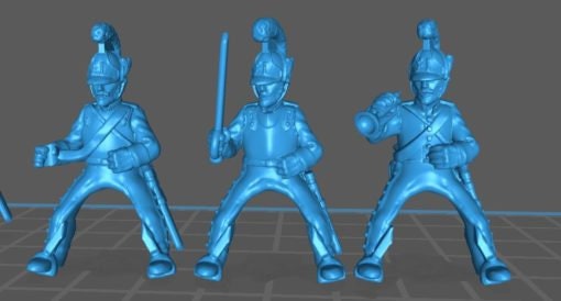Austrian Kurassier rgt - Great for Table Top War Games And Dioramas - Resin Miniatures 28 mm Miniature -