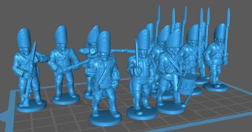 Spanish Grenadiers 1808 btg - Great for Table Top War Games And Dioramas - Resin Miniatures 28 mm Miniature - Bolt Action -