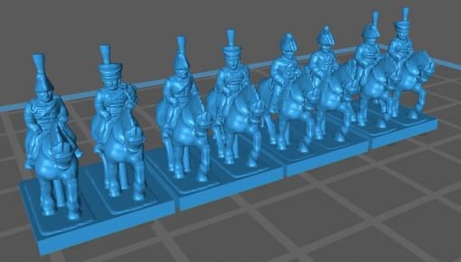 British Generals - Great for Table Top War Games And Dioramas - Resin Miniatures 6 mm Miniature - Bolt Action -