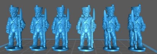French Infantry 1808, high uniform at ease - Great for Table Top War Games And Dioramas - Resin 28mm Miniatures - Bolt Action -