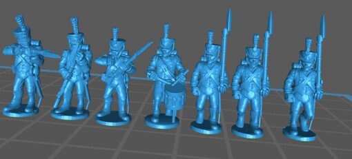 Young Guard 1809 - Great for Table Top War Games And Dioramas - Resin 28mm Miniatures - Bolt Action -