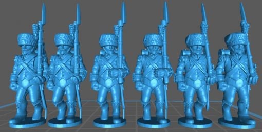 French Light elites 1808, high uniform Busby - Great for Table Top War Games And Dioramas - Resin 28mm Miniatures - Bolt Action -