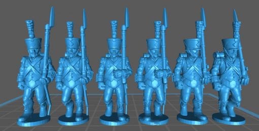 French Light Elites 1808, high uniform - Great for Table Top War Games And Dioramas - Resin 28mm Miniatures - Bolt Action -