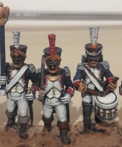 French Line Command 1808, high uniform - Great for Table Top War Games And Dioramas - Resin 28mm Miniatures - Bolt Action -