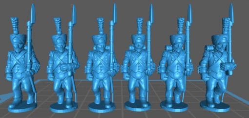 French Line elites 1808, campaign uniform - Great for Table Top War Games And Dioramas - Resin 28mm Miniatures - Bolt Action -