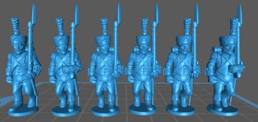 French Line elites 1808, campaign uniform - Great for Table Top War Games And Dioramas - Resin 28mm Miniatures -