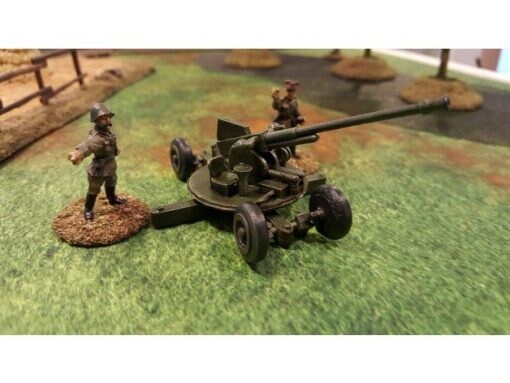 Soviet Model 1939 37mm AA gun  Great for Table Top War Games And Dioramas - Resin 28mm Miniatures - Bolt Action -