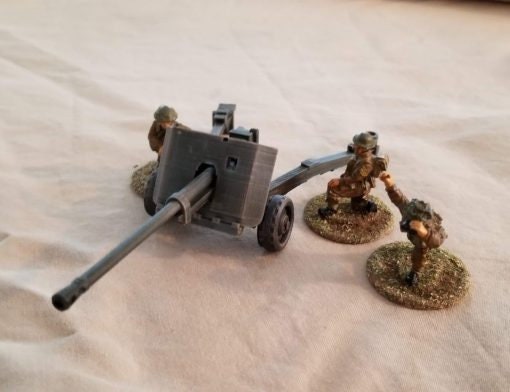 17 Pounder ATG  Great for Table Top War Games And Dioramas - Resin 28mm Miniatures - Bolt Action -