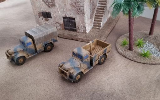 British 30 Cwt Truck - Great for Table Top War Games And Dioramas - Resin 28mm Miniatures - Bolt Action -