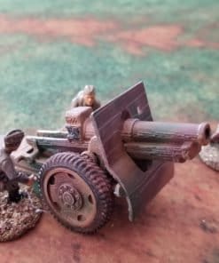 French Schneider Model 1917 155mm Howitzer - Great for Table Top War Games And Dioramas - Resin 28mm Miniatures - Bolt Action -