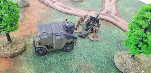 F.A.T. Field Artillery Tractor - Great for Table Top War Games And Dioramas - Resin 28mm Miniatures - Bolt Action -