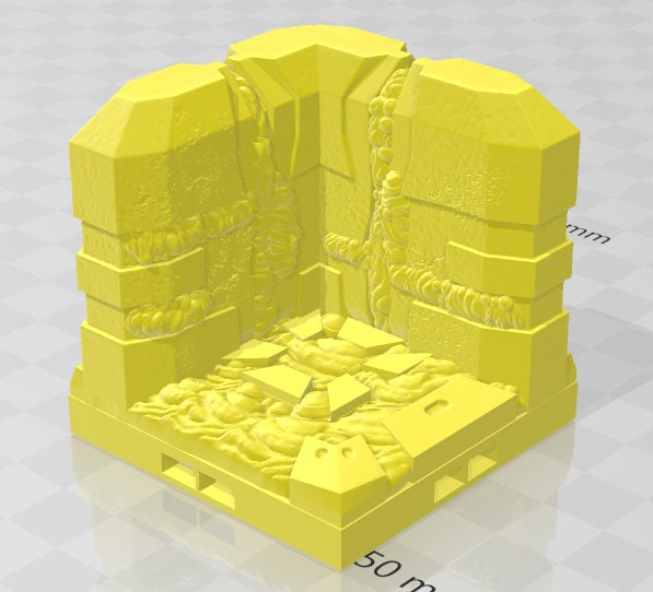 2x2 Tiles Set 1 - Doom Tech A - Pathfinder - Dungeons & Dragons -RPG- Tabletop-Terrain - 28 mm / 1" - Aether Studios