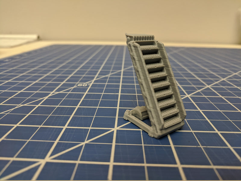 Hanger Ladder - Novus Landing - Starfinder - Cyberpunk - Science Fiction - Syfy - RPG - Tabletop - Scatter - Terrain - 28 mm / 1"