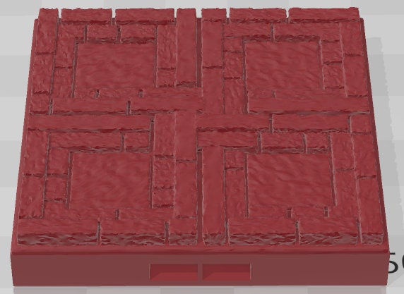 Half Sized Wall Tiles Set 1 - Aztlan - Pathfinder - Dungeons & Dragons