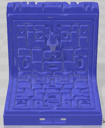 Sewer Walls - Aztlan - Pathfinder - Dungeons & Dragons -RPG- Tabletop-Terrain - 28 mm / 1" - Aether Studios