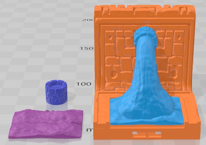 Sewer Walls - Aztlan - Pathfinder - Dungeons & Dragons -RPG- Tabletop-Terrain - 28 mm / 1" - Aether Studios