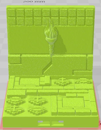 Walls - Aztlan 3 Reforged B - Pathfinder - Dungeons & Dragons -RPG- Tabletop-Terrain - 28 mm / 1"- Aether Studios