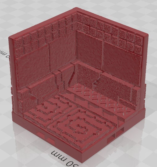 Curves, Corners, And Door Frames - Aztlan 3 Reforged C - Pathfinder - Dungeons & Dragons -RPG- Tabletop-Terrain - 28 mm / 1"- Aether Studios