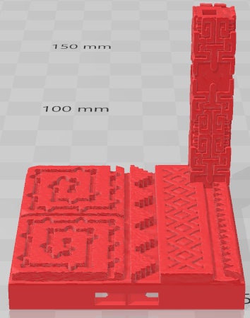 Pillars - Aztlan 3 Reforged B - Set 2 - Pathfinder - Dungeons & Dragons -RPG- Tabletop-Terrain - 28 mm / 1"- Aether Studios