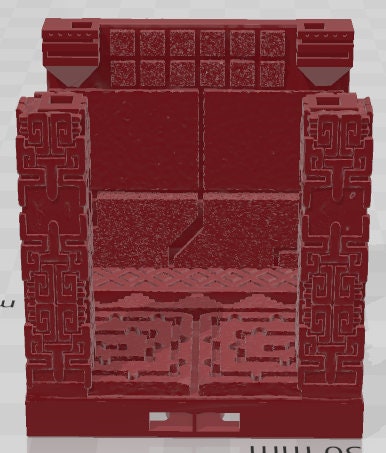 Walls - Aztlan 3 Reforged C - Pathfinder - Dungeons & Dragons -RPG- Tabletop-Terrain - 28 mm / 1"- Aether Studios