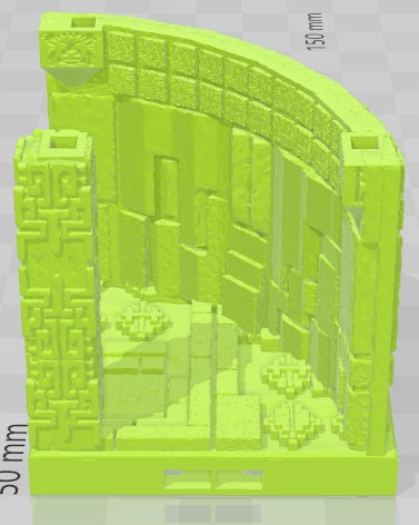 B Floor Corridors - Aztlan 3 Reforged - Pathfinder - Dungeons & Dragons -RPG- Tabletop-Terrain - 28 mm / 1"- Aether Studios