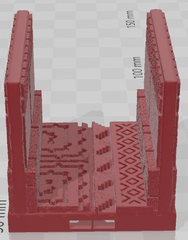 C Floor Corridors - Aztlan 3 Reforged - Pathfinder - Dungeons & Dragons -RPG- Tabletop-Terrain - 28 mm / 1"- Aether Studios