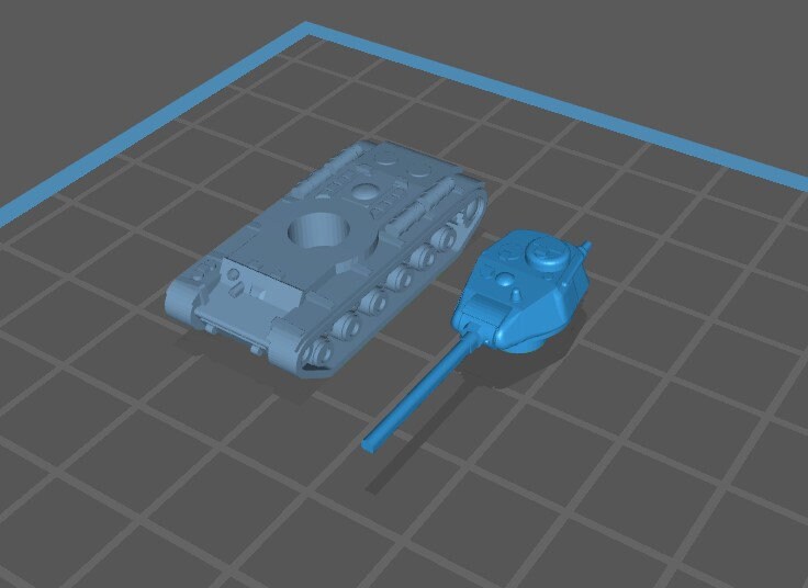 KV types w/turret - 1:200 scale - USSR  - Tanks - Armored Vehicle - World Of Tanks - War Game - Wargaming -Tabletop Games