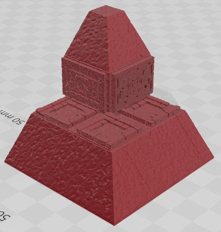 Step Pyramid Corner Set 1 - Aztlan 5 Reforged - Pathfinder - Dungeons & Dragons -RPG- Tabletop-Terrain - 28 mm / 1"- Aether Studios