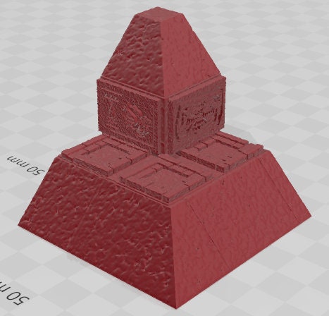 Step Pyramid Corner Set 2 - Aztlan 5 Reforged - Pathfinder - Dungeons & Dragons -RPG- Tabletop-Terrain - 28 mm / 1"- Aether Studios