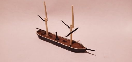 USS Unadilla - Union - Ships - Sailboats - Age of Sail - War Game - Wargaming - Tabletop Games - 1/600 Scale