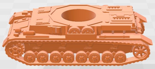 Ostwind w/ Turret and Gun - 1:100 scale  - Germany - Tanks - Armored Vehicle - World Of Tanks - War Game - Wargaming -Tabletop Games