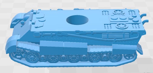 Tiger II w/Turret - 1-100 scale - Germany - Tanks - Armored Vehicle