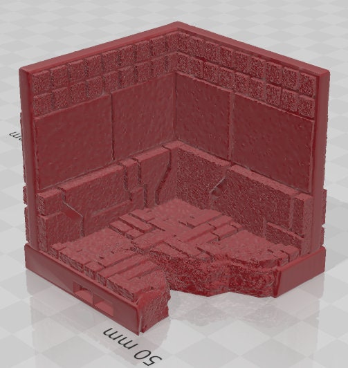 Ruins Set 1 - Aztlan 6 Swamped A - Pathfinder - Dungeons & Dragons -RPG- Tabletop-Terrain - 28 mm / 1"- Aether Studios