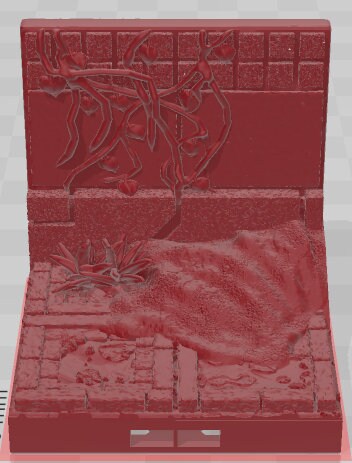 Walls - Aztlan 6 Swamped A - Pathfinder - Dungeons & Dragons -RPG- Tabletop-Terrain - 28 mm / 1"- Aether Studios