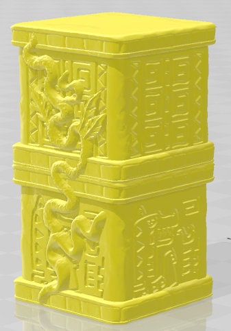 Scatter Pillars - Aztlan 6 Swamped - Pathfinder - Dungeons & Dragons -RPG- Tabletop-Terrain - 28 mm / 1"- Aether Studios