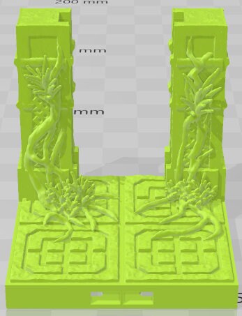 Swamp Ruin Set 1 - Dwarven Clan - Pathfinder - Dungeons & Dragons -RPG- Tabletop-Terrain - 28 mm / 1"- Aether Studios
