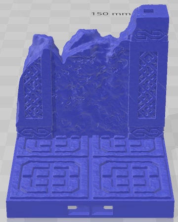 Ruins Set 1 - Dwarven Clan - Pathfinder - Dungeons & Dragons -RPG- Tabletop-Terrain - 28 mm / 1"- Aether Studios