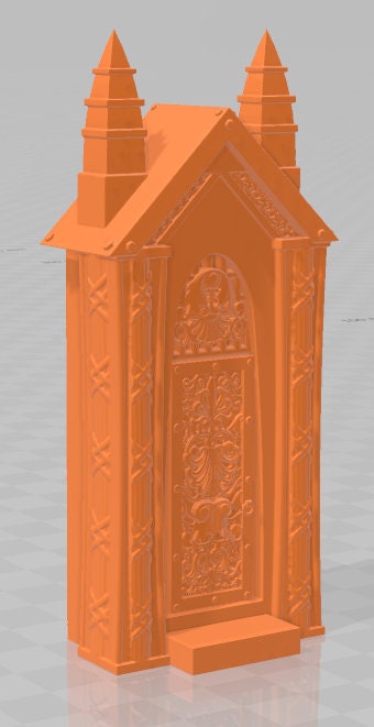 Large Mausoleum - Graveyard Collection - DND - Dungeons & Dragons - RPG - Pathfinder - Tabletop - 28mm