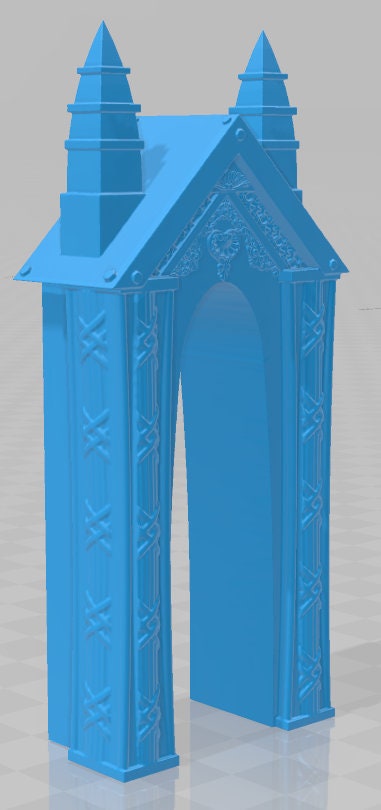 Large Mausoleum - Graveyard Collection - DND - Dungeons & Dragons - RPG - Pathfinder - Tabletop - 28mm