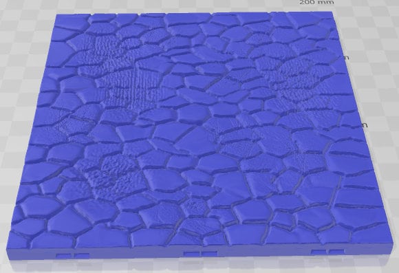 Ground Tiles - Dockyards Village - Pathfinder - Dungeons & Dragons -RPG- Tabletop-Terrain - 28 mm / 1"- Aether Studios