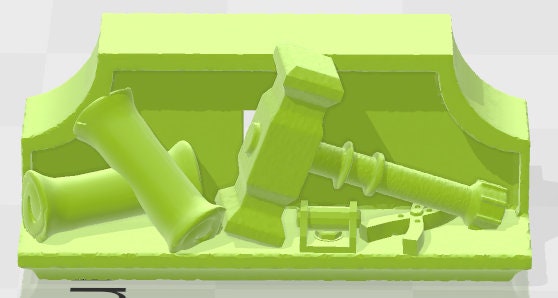 Peg Slot Walls - Dockyards Village - Pathfinder - Dungeons & Dragons -RPG- Tabletop-Terrain - 28 mm / 1"- Aether Studios